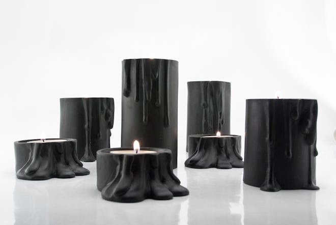 Modern Ceramic Candleholder - 4.5"