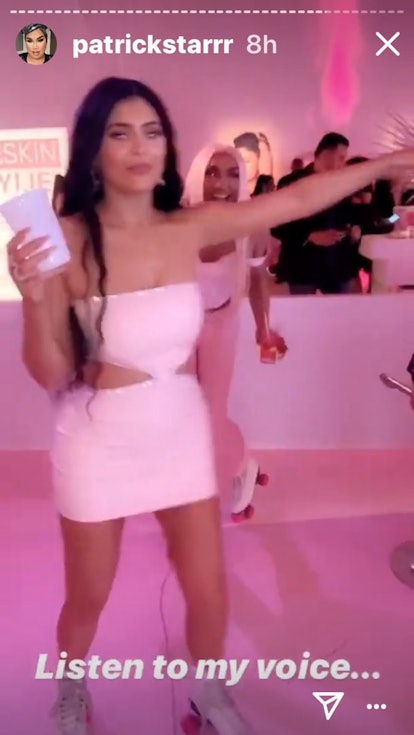 Kylie Jenner Short Pink Celebrity Dress Kylie Skin Launch Party