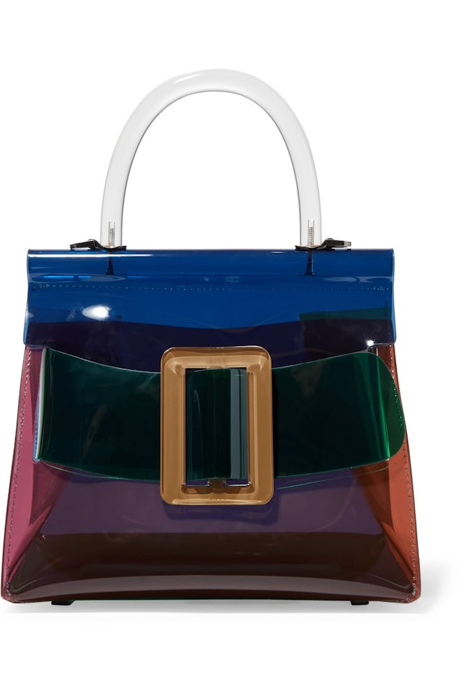 Karl Color-Blocked PVC Bag