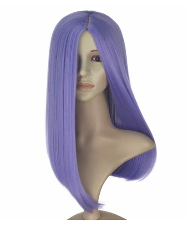19 Inch Long Straight Center Part Wig