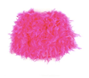 Hot Pink Feather Skirt