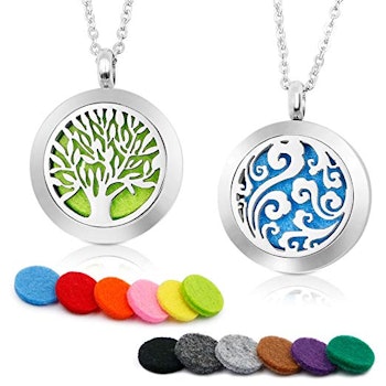 RoyAroma Aromatherapy Essential Oil Diffuser Necklace (2-Pack)
