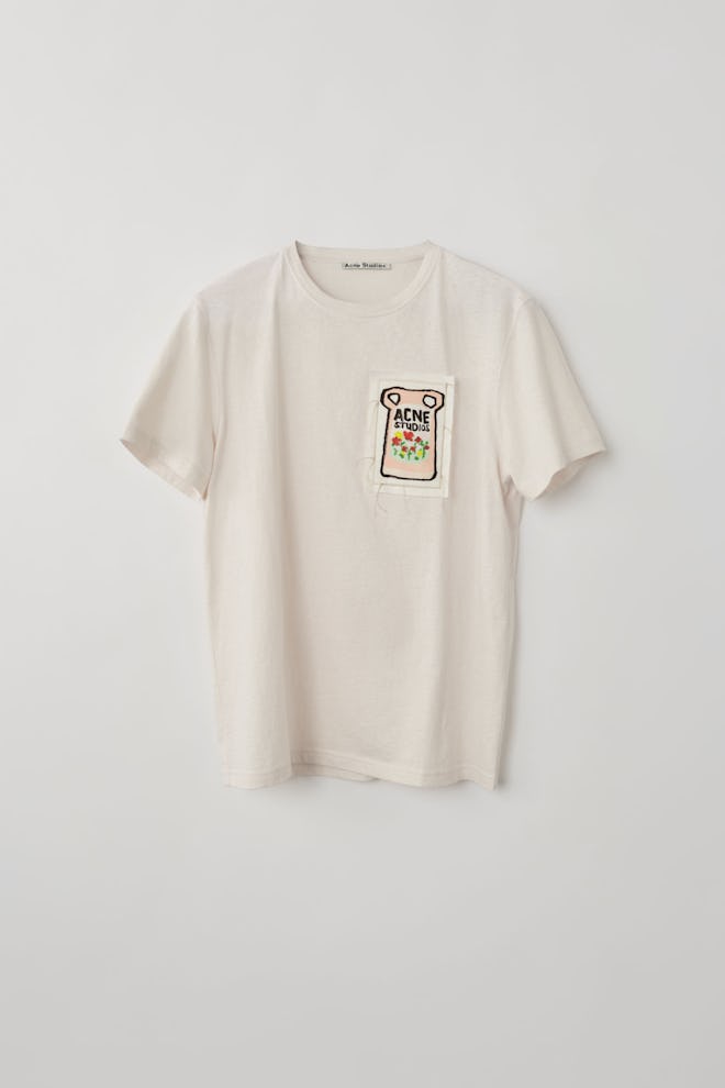 Ceramic-Patch T-Shirt Pale Pink