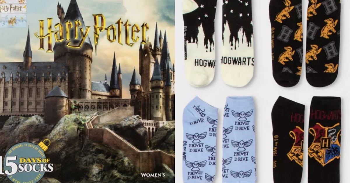 Target's Harry Potter Sock Advent Calendars For 2019 Are A Whole Magic Mood
