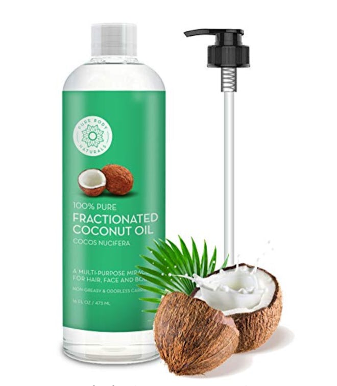 Pure Body Naturals Fractionated Coconut Oil (16 Fl Oz)