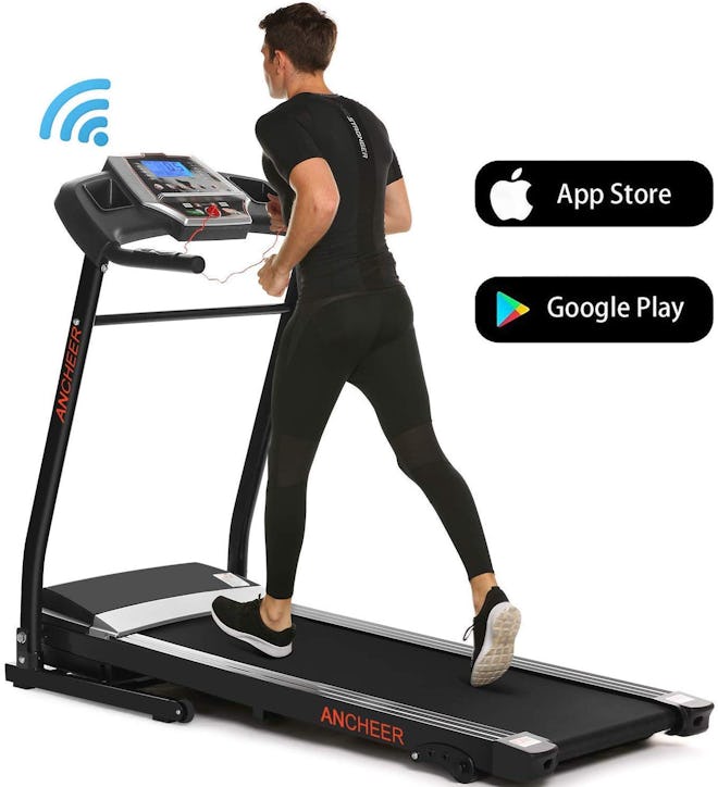 ANCHEER Folding Treadmill For Home