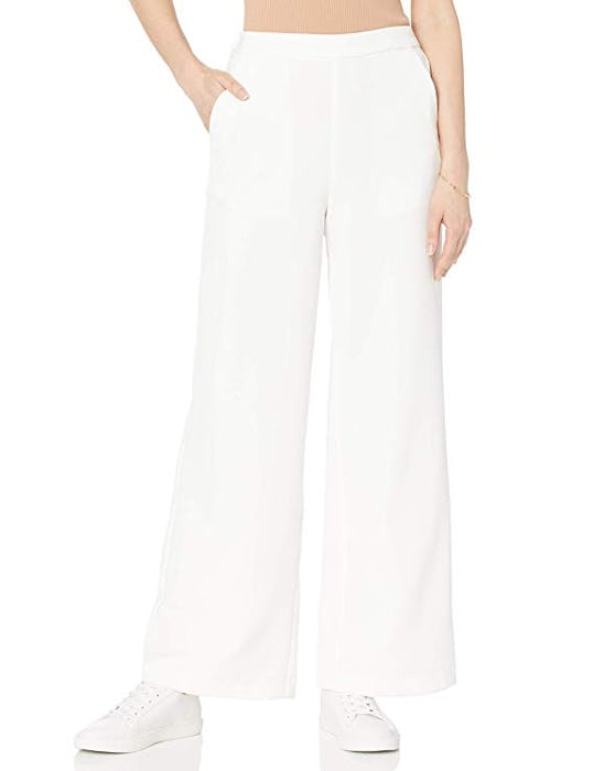 The Drop Rosa Wide Leg Pull-on Soft Trouser