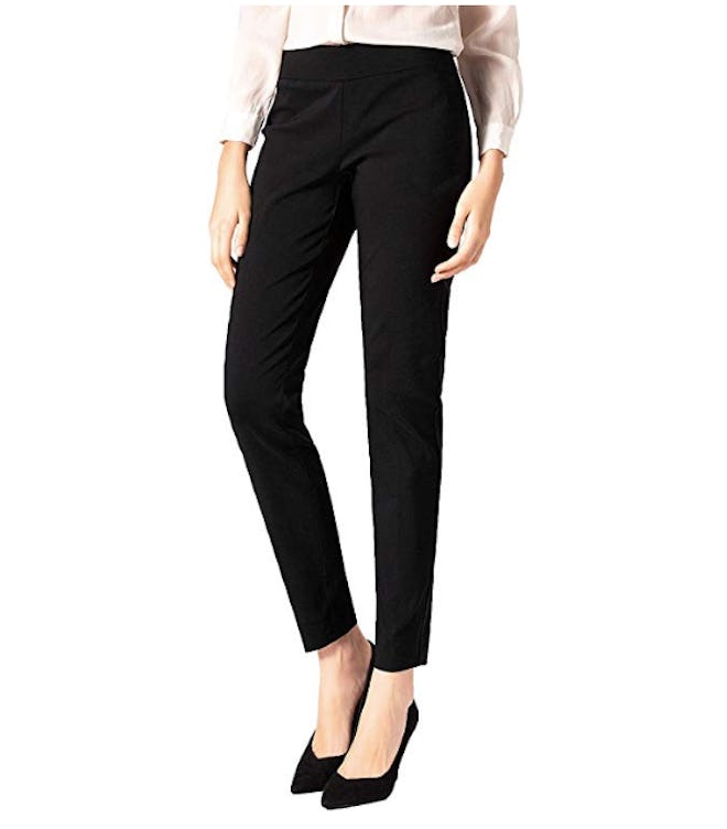 SATINATO Women's Straight Stretch Pants