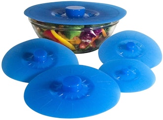 Perfect and Simple Silicone Bowl Lids (5-Pack)