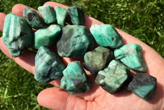 Raw Emerald Stone