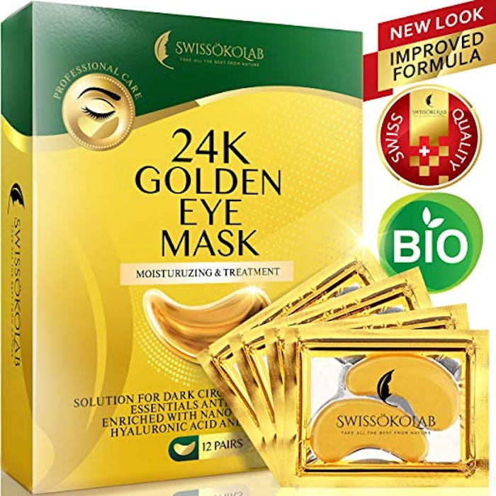 SWISSÖKOLAB Hyaluronic Acid 24-Karat Gold Eye Patches