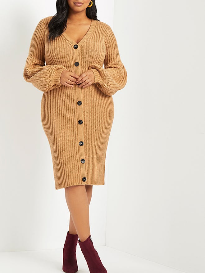 Cardigan Sweater Dress