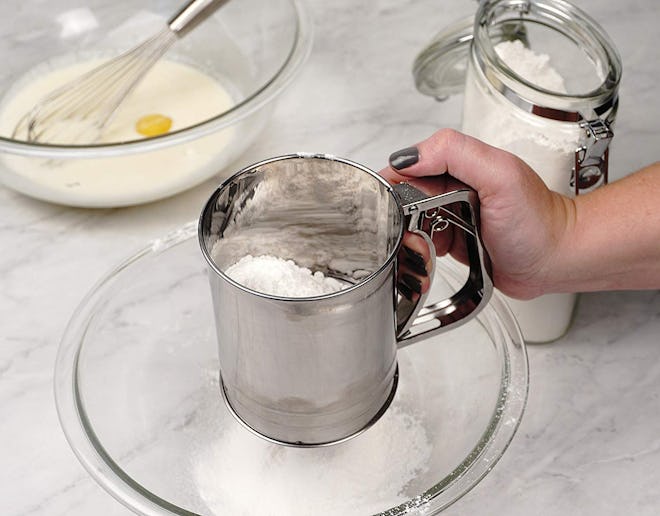 RSVP International Stainless Steel 3-Cup Flour Sifter 