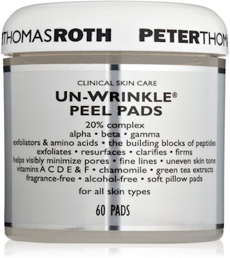 Peter Thomas Roth Un-Wrinkle Peel Facial Cleansing & Exfoliating Pads, 60 Ct