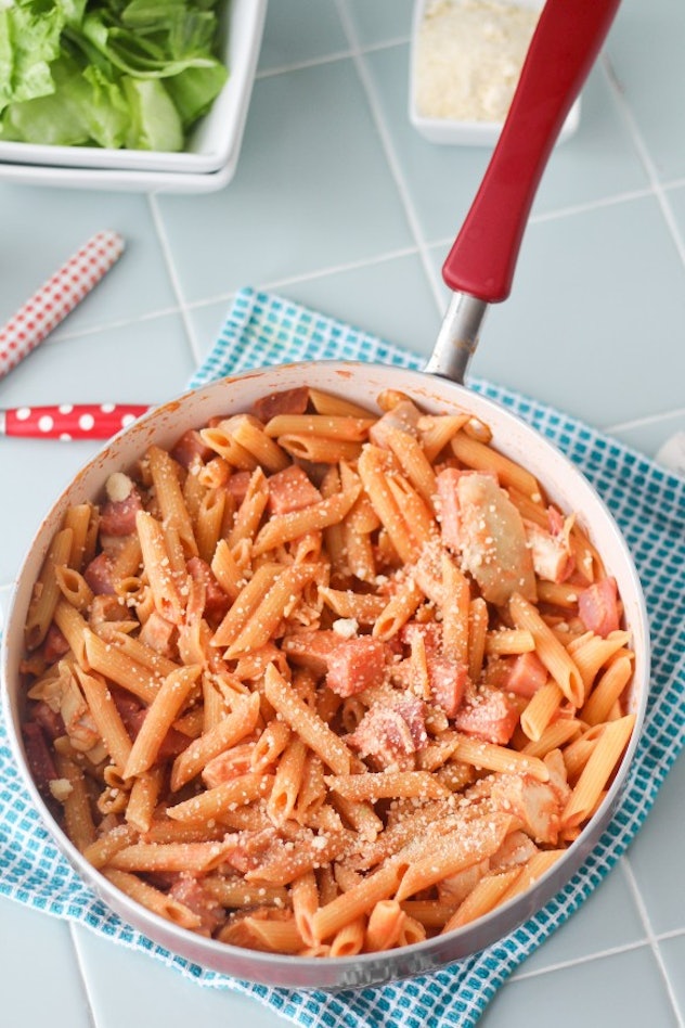one pot ham and chicken penne