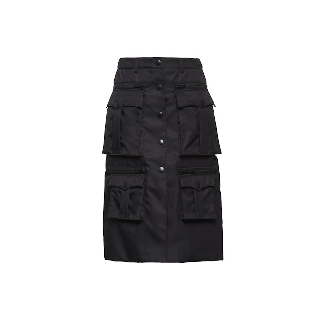 Nylon Gabardine Skirt