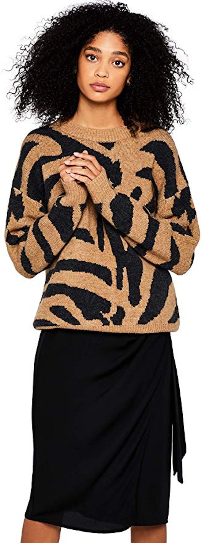 Women's Drop Shoulder Tiger sweater