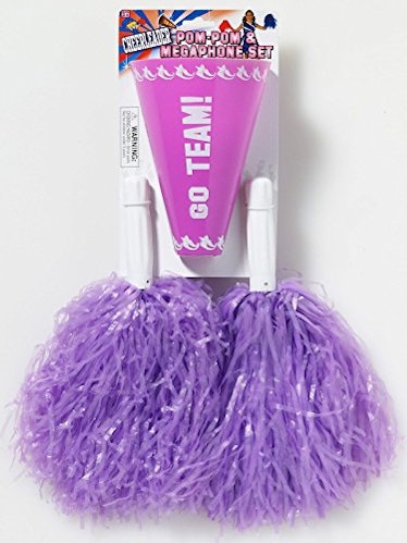 Purple Cheer Poms