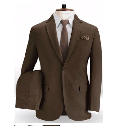 Forest Brown Chino Suit