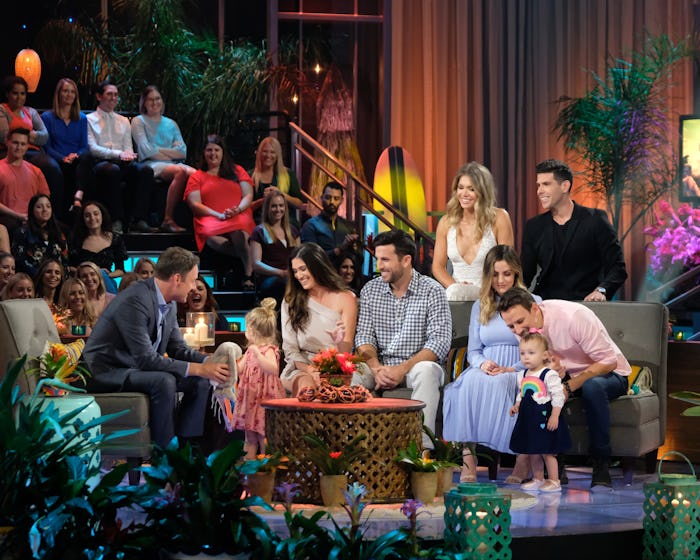The cast and hosts of Bachelor in Paradise at the season 6 reunion