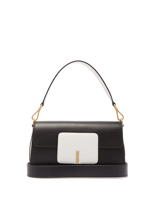 Georgia Bi-Colour Leather Shoulder Bag