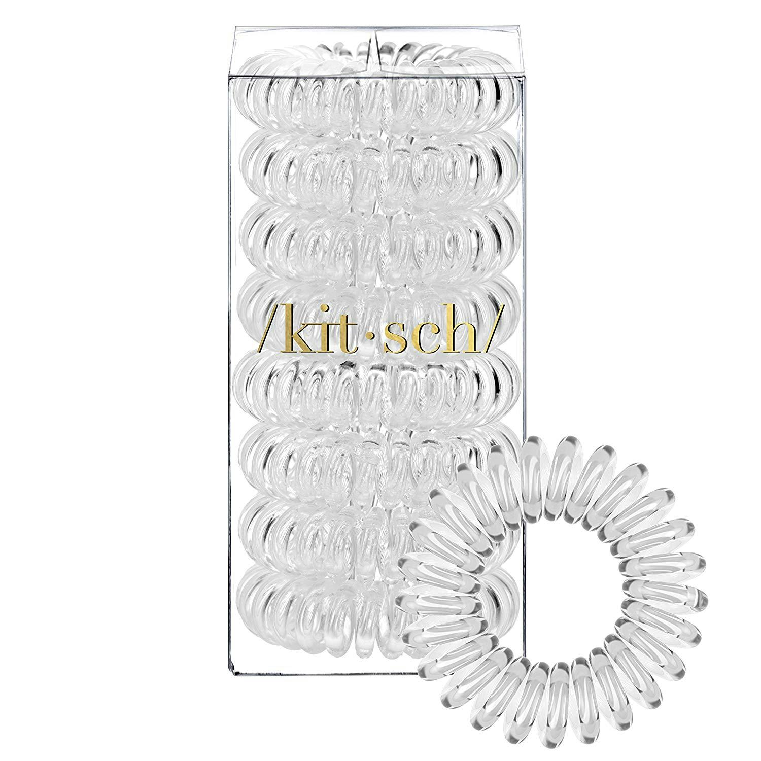 Kitsch Spiral Hair Ties (8-Pack)