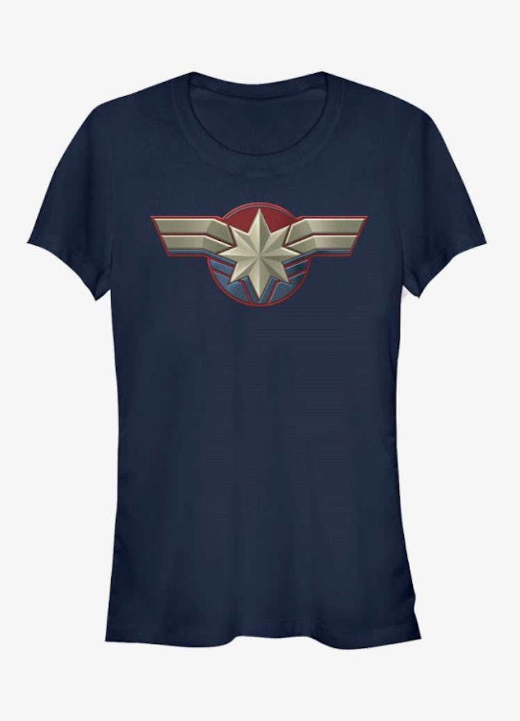 Captain Marvel Costume Logo Tee
