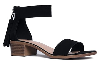 J. Adams Midori Low-Ankle Strap Heels