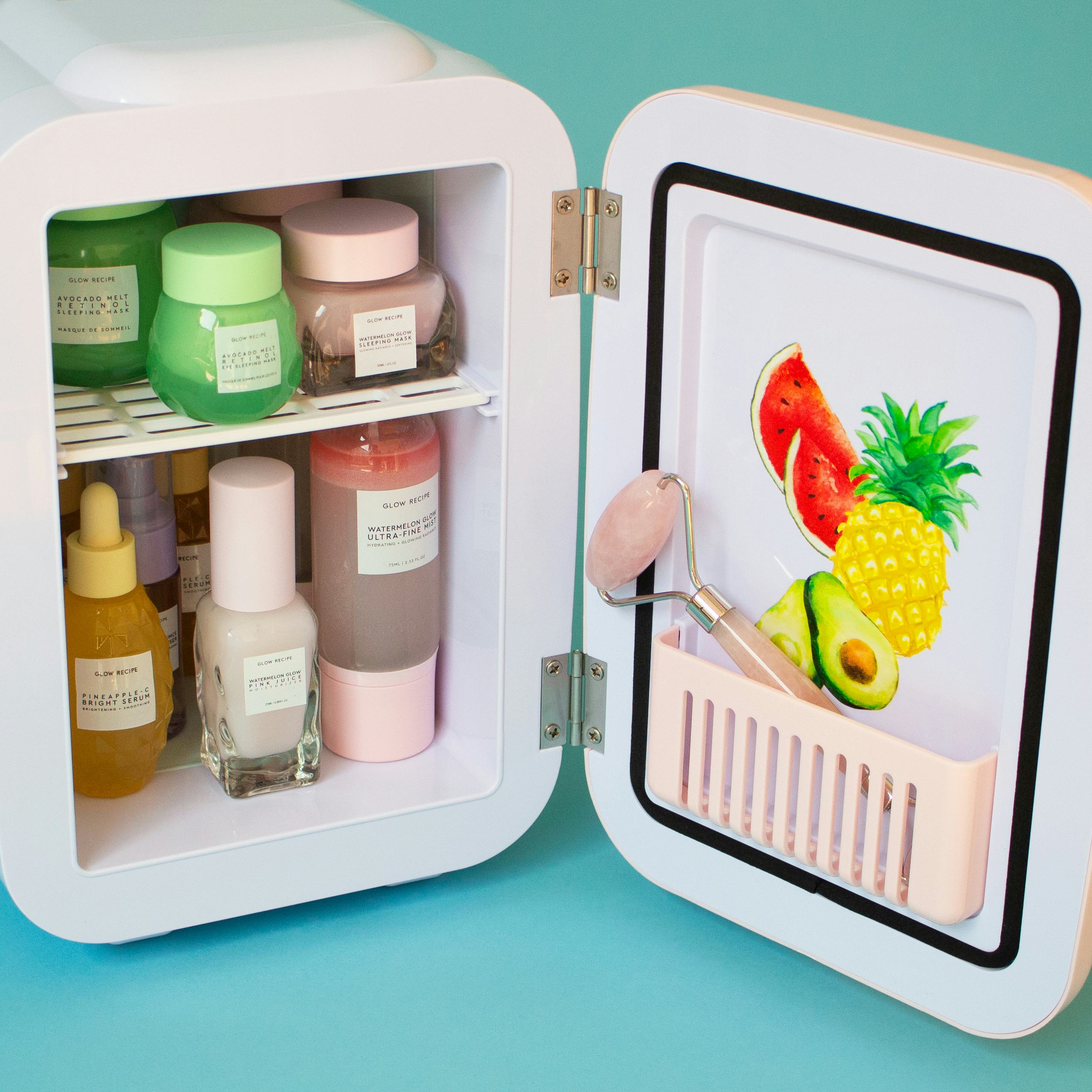 When Does The Glow Recipe x Makeup Fridge Launch? It's The Coolest