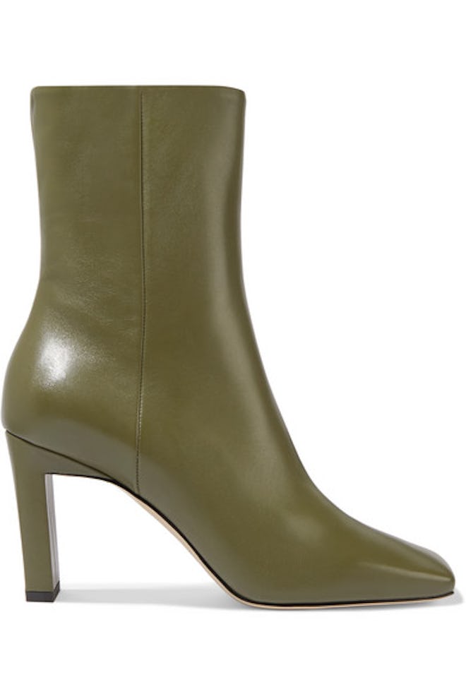 Isa Leather Ankle Boots