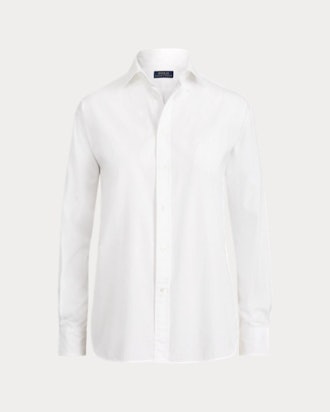 Pleated-Bib Broadcloth Shirt