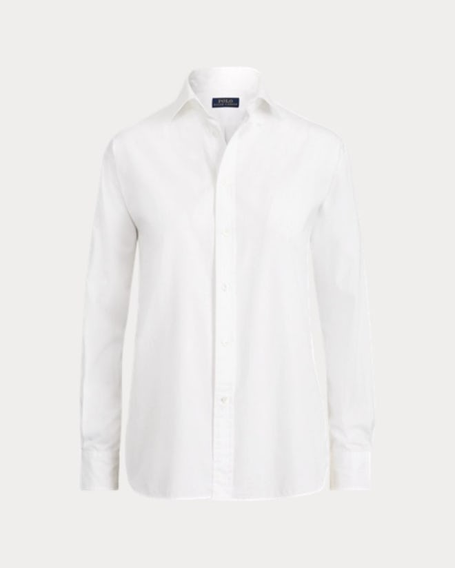 Pleated-Bib Broadcloth Shirt