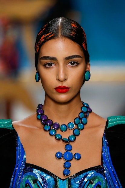 Soap Eyebrows Made An Appearance At Moschino Spring/Summer 2020