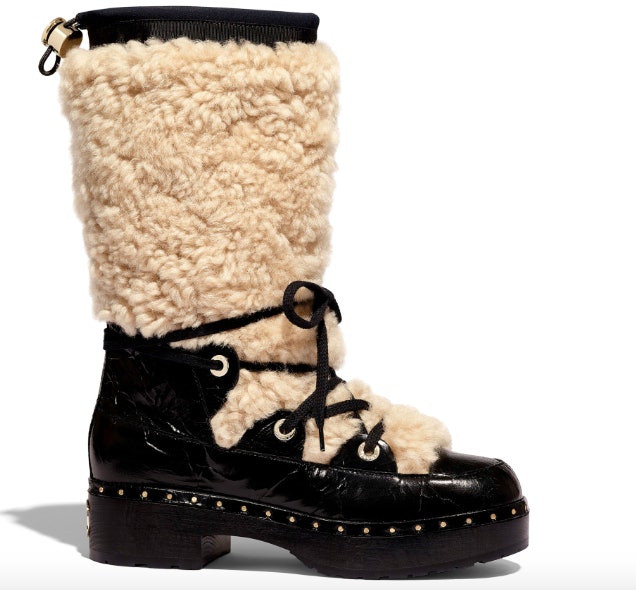chanel snow boots 2019