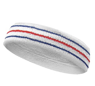 COUVER Tennis Style Premium Quality Athletic Terry Head Sweatband
