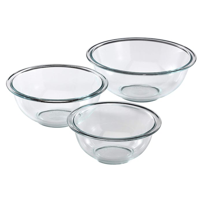 Pyrex Glass Mixing Bowl (3-Piece Set)