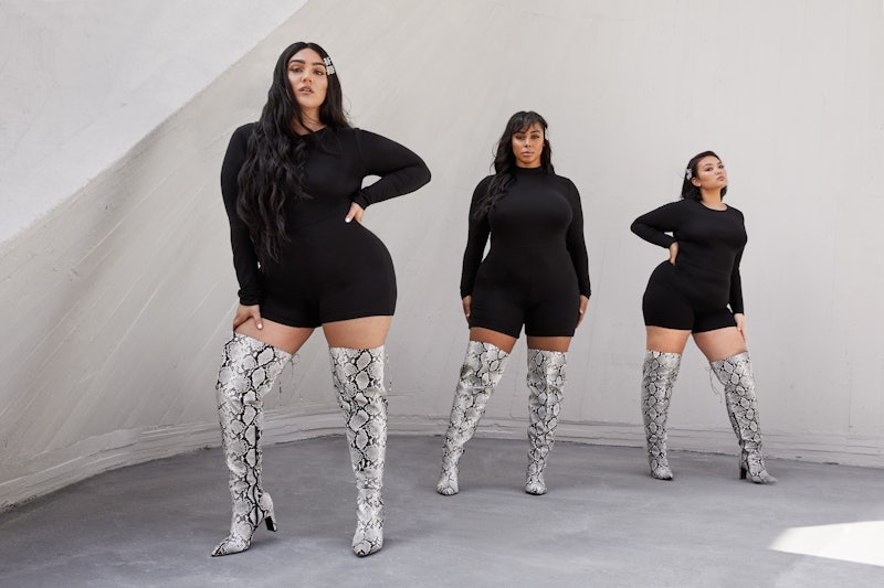 Nadia Aboulhosn's Fashion To Figure Collab Features Thigh-High