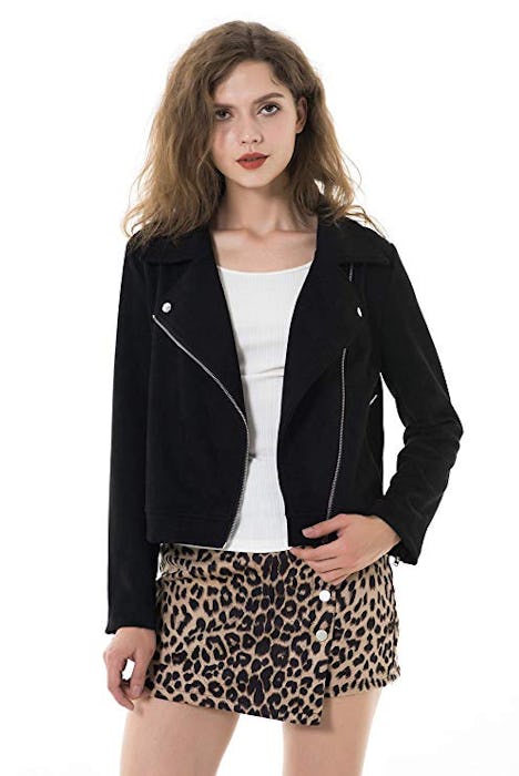 Apperloth Vegan Leather Moto Jacket