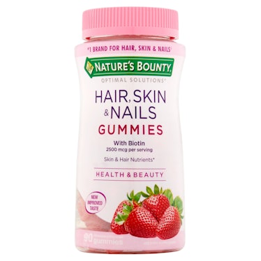 Nature's Bounty Optimal Solutions Hair, Skin & Nails Strawberry Flavored Gummies, 90 count