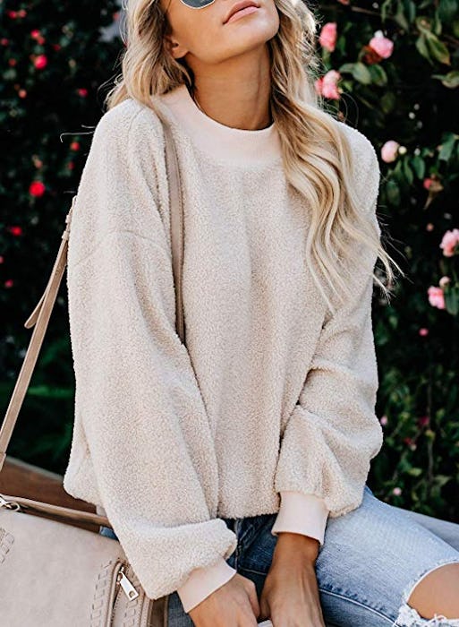 Acelitt Fluffy Fleece Pullover 