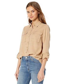 The Drop Erin Utility Pocket Shirt