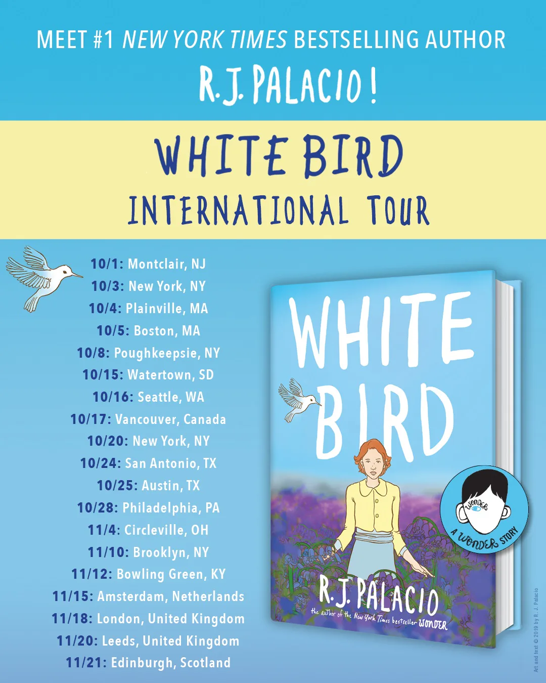 R.J. Palacio Takes On The Holocaust Ahead Of The 'White Bird' Book Tour ...