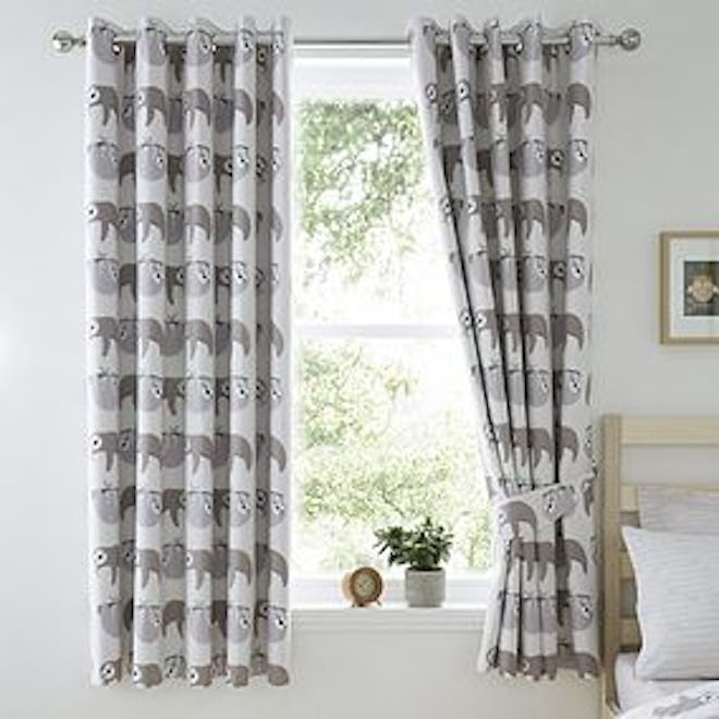 Sloth Blackout Eyelet Curtains