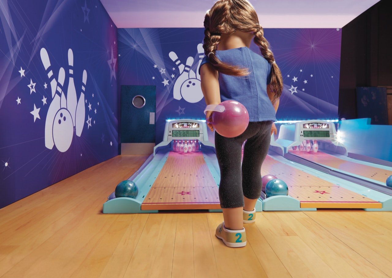 american girl doll bowling alley