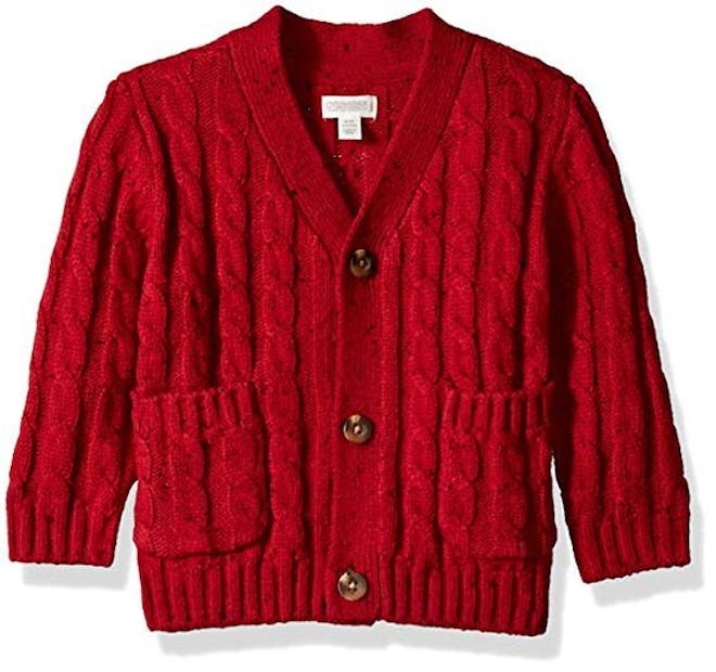 Gymboree Baby Boys Long Sleeve Shawl Collar Cardigan