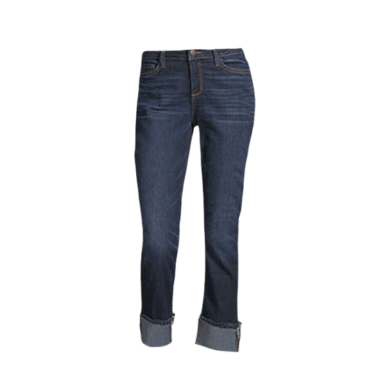 a.n.a Wide Cuff Straight Leg Jean