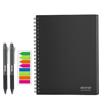 Reusable Wirebound College Ruled Smart Notebook With Erasable Pens