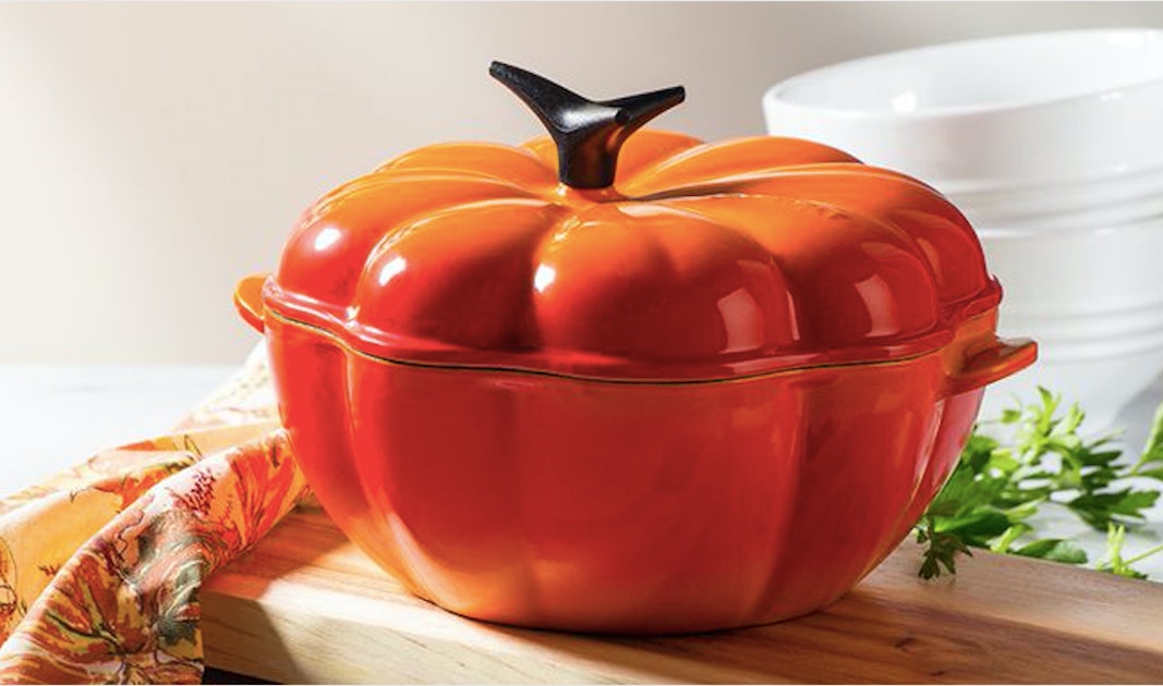 Le Creuset launches new cast iron pumpkin casserole pot for Halloween