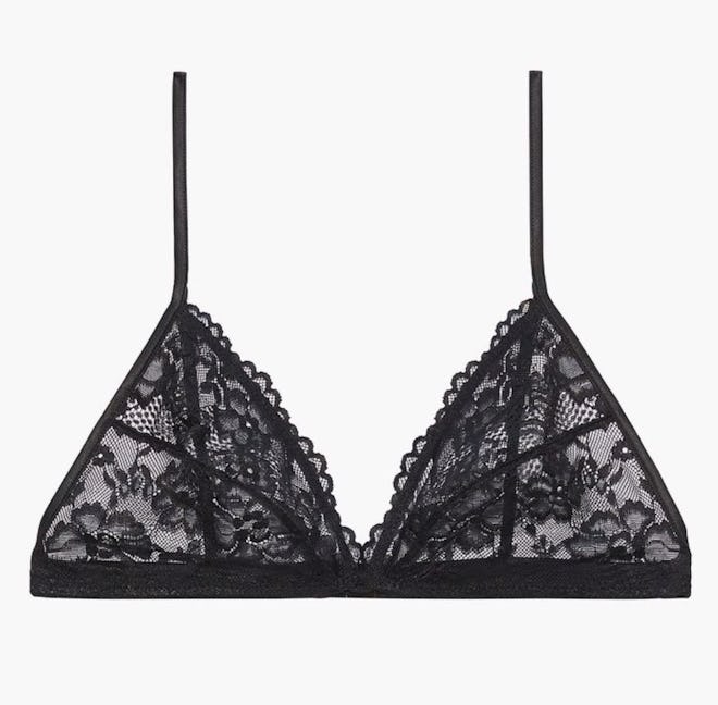 Floral Lace Triangle Bralette