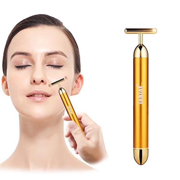 Inkint Beauty Bar 24k Golden Pulse Facial Massager